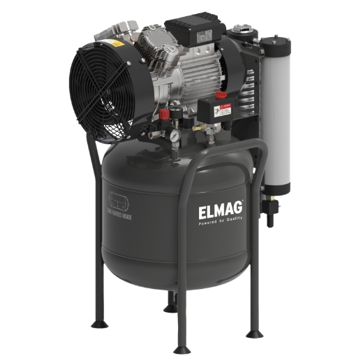 Elmag Dentalkompressor 240/8/50W - stehend EXTREME 2D 50L 1,5CV -1 Elmag Dentalkompressor 240/8/50W - stehend EXTREME 2D 50L 1,5CV -1