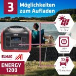 Elmag Solargenerator-Set ENERGY 1200 + SOLAR 100 DUO -7
