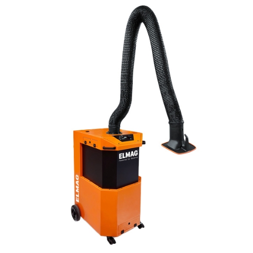 Elmag Absauganlage, fahrbar, MaxiFil Clean / 4m Schlauchausf. -1 Elmag Absauganlage, fahrbar, MaxiFil Clean / 4m Schlauchausf. -1
