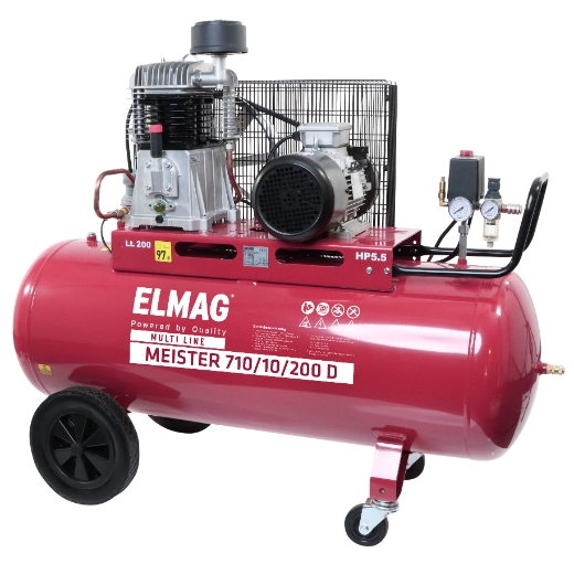 Elmag Kompressor MEISTER 710/10/200 D -1 Elmag Kompressor MEISTER 710/10/200 D -1
