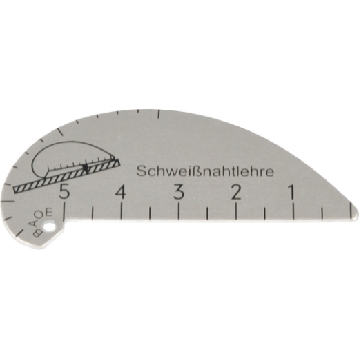 Elmag Schweißnahtlehre 'ALUMINIUM' -1 Elmag Schweißnahtlehre 'ALUMINIUM' -1