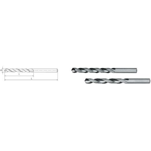 Elmag HSS Co5-Spiralbohrer DIN 338 -1 Elmag HSS Co5-Spiralbohrer DIN 338 -1