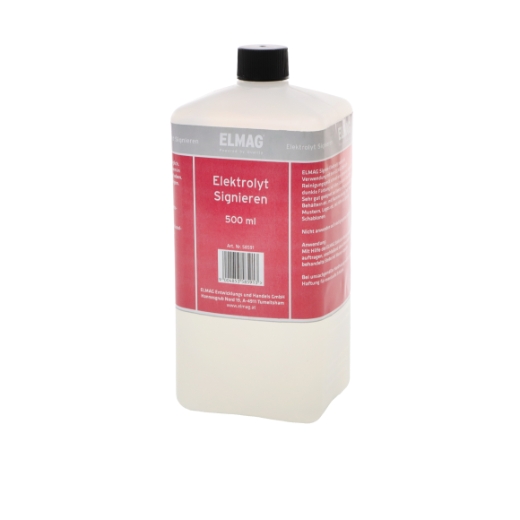 Elmag Elektrolyt Signieren (dunkel & Alu hell) 500 ml -1 Elmag Elektrolyt Signieren (dunkel & Alu hell) 500 ml -1