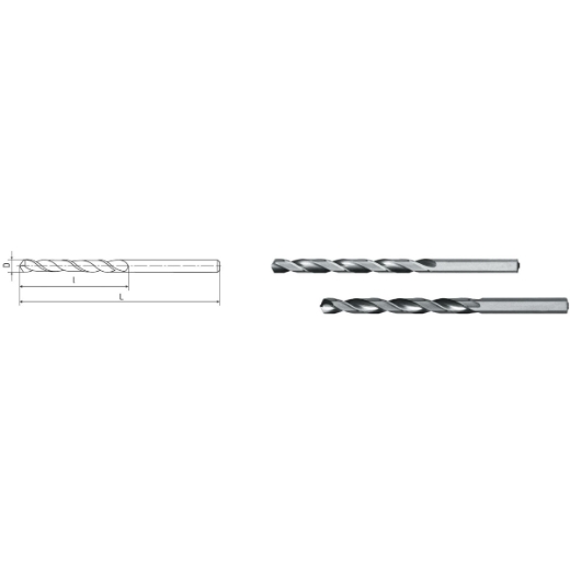 Elmag HSS-Spiralbohrer DIN 340 -1 Elmag HSS-Spiralbohrer DIN 340 -1