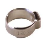 Elmag 1-Ohr Klemme mit Einlagering 13 - 15,3 mm -1