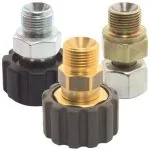 Elmag HD-Doppelnippel 'Messing' -1