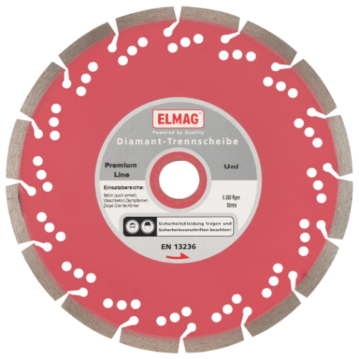 Elmag Diamantscheibe 180 mm -1 Elmag Diamantscheibe 180 mm -1