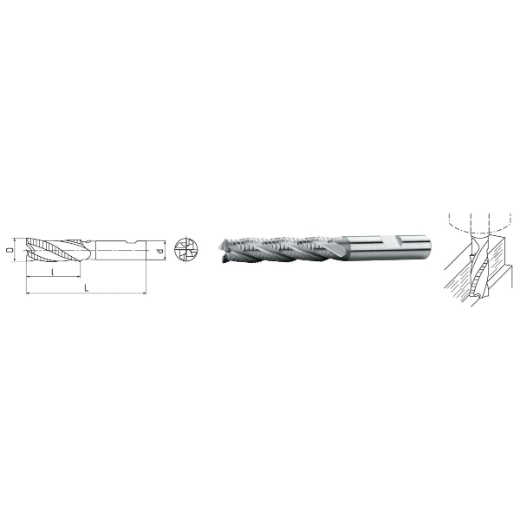 Elmag HSS Co8-Schaftfräser DIN 844 -1 Elmag HSS Co8-Schaftfräser DIN 844 -1