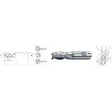 Elmag HSS Co8-Schaftfräser DIN 844 -2