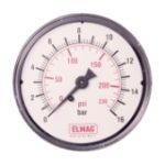 Elmag Druckmanometer Metallgehäuse 0-16 bar -2