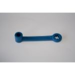 Elmag Verschlußgarnitur für Kaltwasserschlauch blau -2