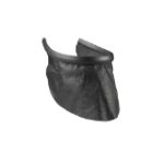 Elmag Brustschutz aus Leder / lang - schwarz -2