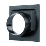 Absaugadapter 210x210mm für Schlauch 100mm -1