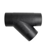 Y-Stutzen 45° für Saugschlauch 100 mm -3