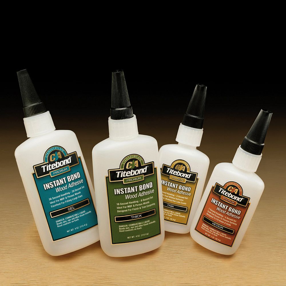 Titebond Instant Medium Schnelltrocknender Kleber - 59ml-2 Titebond Instant Medium Schnelltrocknender Kleber - 59ml -2