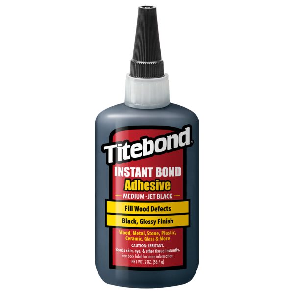 Titebond Instant Medium Jet Black Schnelltrocknender Kleber - 59ml -1