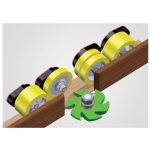 Vorschubrolle schmal D120x25 für DC30-DC40 Vorschubapparat -2