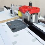 Stationärtisch mit Auflageteller für Kantenleimer und Kantenfräse -7