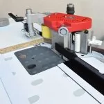 Stationärtisch mit Auflageteller für Kantenleimer und Kantenfräse -7