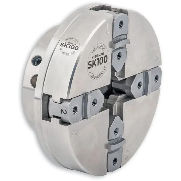 Clubman SK100 Spannfutter für die Drechselbank -1