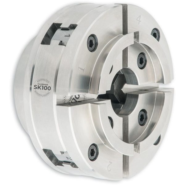 Clubman SK100 Spannfutter für die Drechselbank -2