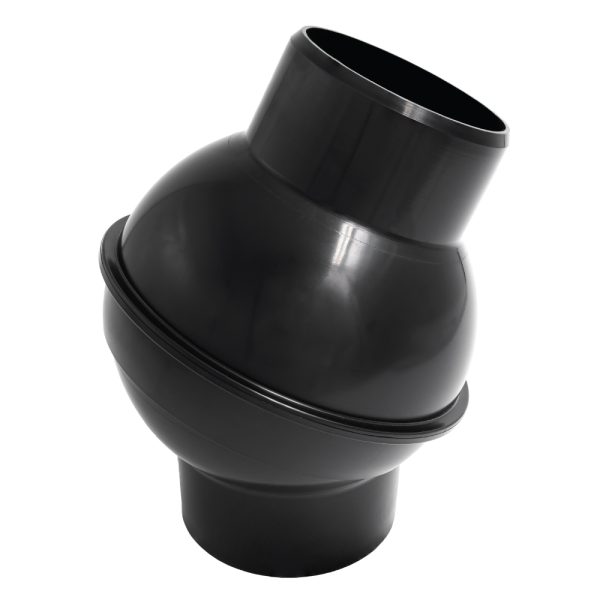 Drehbares Kniestück 360° für Saugschlauch 100mm -1