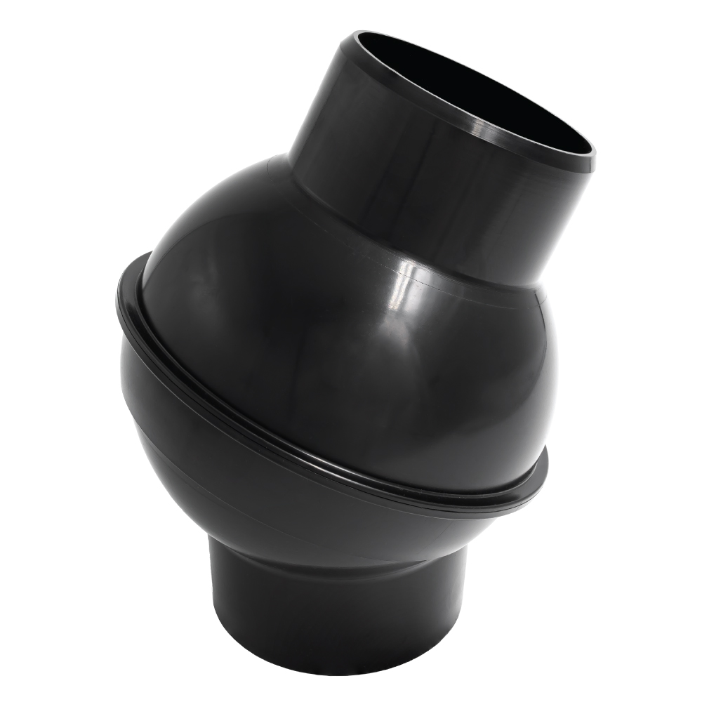 Drehbares Kniestück 360° für Saugschlauch 100mm-1 Drehbares Kniestück 360° für Saugschlauch 100mm -1