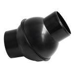 Drehbares Kniestück 360° für Saugschlauch 100mm -2