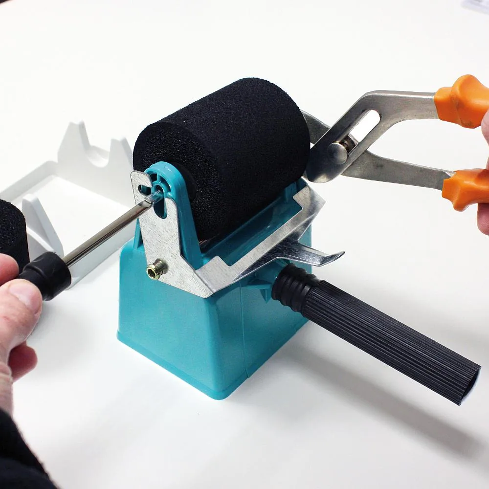 Tragbarer Klebstoff-Applikator 74 mm mit Ständer -4