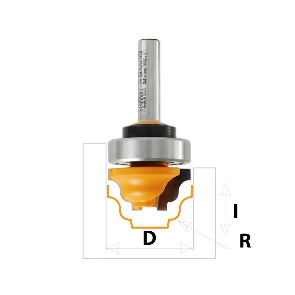 CMT C965B Profilfräser - Profile B, R28,6 D4x14,3 S=8 HW -2
