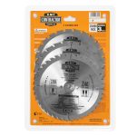 CMT Contractor Kreissägeblätter in Combo-pack - D190x2,2 d30 Z24+Z40 HW, 3 st. -1