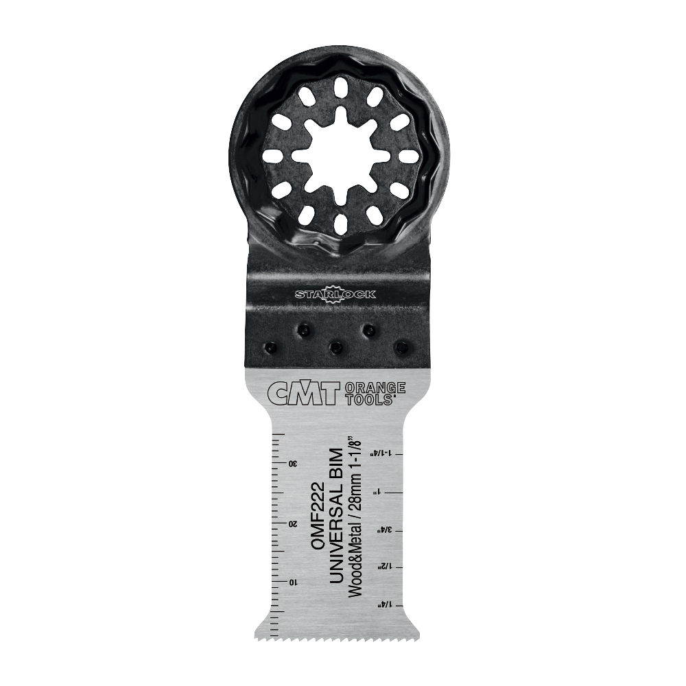 CMT Starlock Sägeblatt BIM für Holz & Metall - 28 mm, Set 5 St.-1 CMT Starlock Sägeblatt BIM für Holz & Metall - 28 mm, Set 5 St. -1