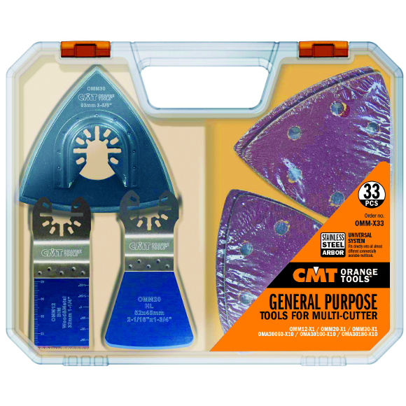 CMT Multitool oszillations Schleifer Zubehör - Set 33 St. -1