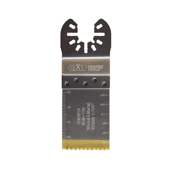 CMT Langlebiger Tauch- und Bündigschnitt BIMTiN, im Holz und Metall - 32 mm, Set 50 St. -1