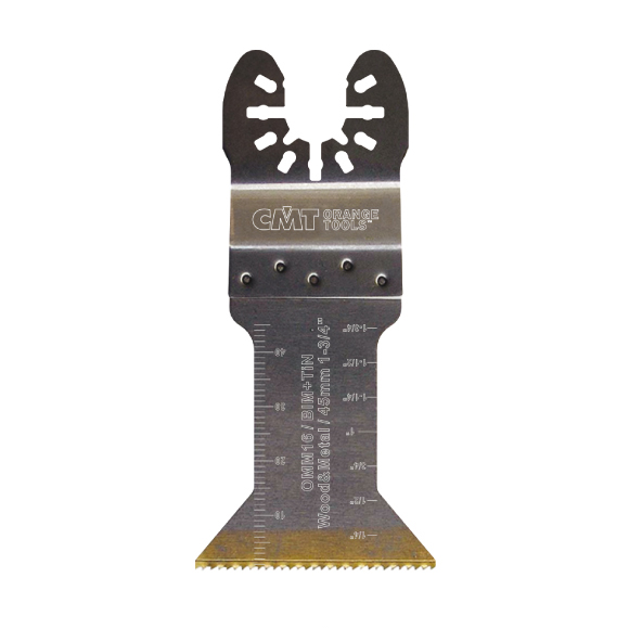 CMT Langlebiger Tauch- und Bündigschnitt BIMTiN, im Holz und Metall - 45 mm, Set 50 St. -1