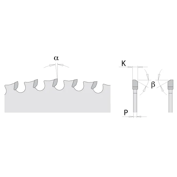 CMT Industrielle Kreissägeblätter für eisenhaltiges Material und PVC - D305x2,2 d25,4 Z80 HW -2