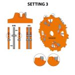 CMT Nutscheibe im Set DADO PRO - D203x6,2-20 d30 Z12 HW -6