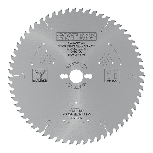 CMT Xtreme Kreissägeblätter mit Diamantschneiden für Laminat und Spanholz - D350x3,5 d30 Z72 -1