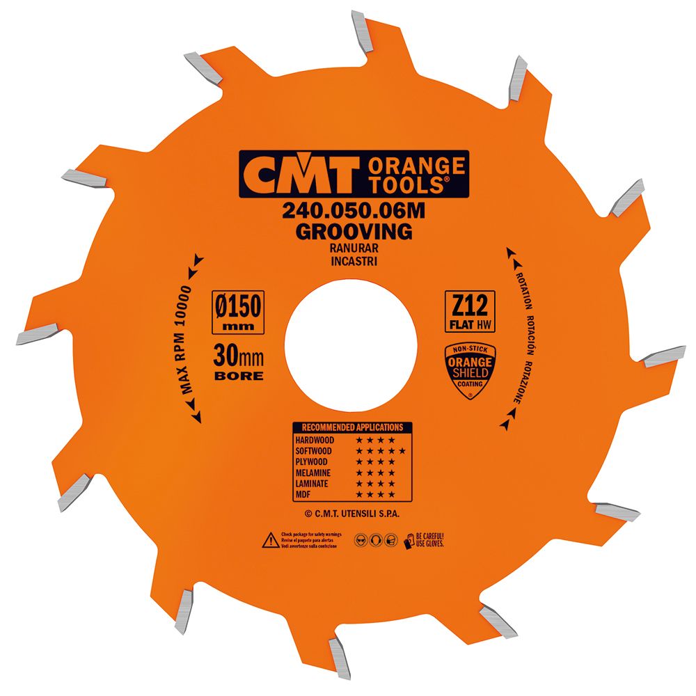 CMT Orange Industrielle Kreissägeblätter für Nuten - D180x5 d30 Z18 HW-1 CMT Orange Industrielle Kreissägeblätter für Nuten - D180x5 d30 Z18 HW -1