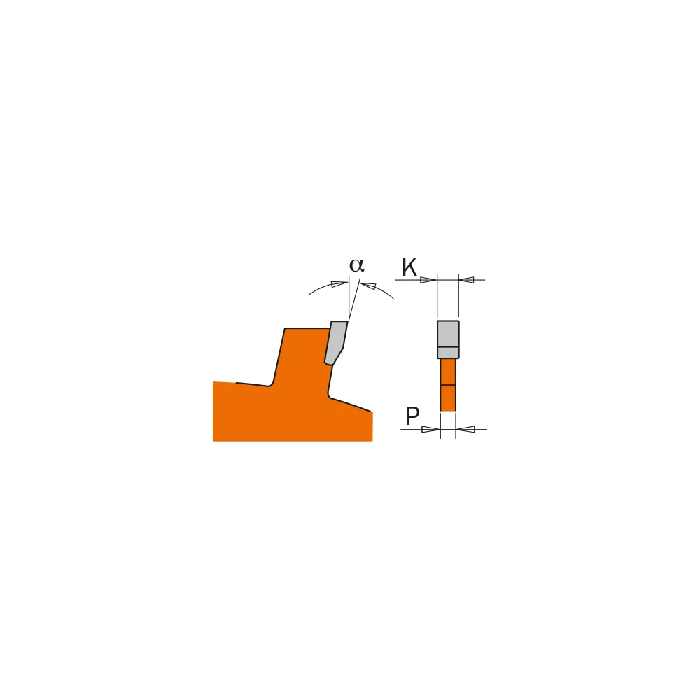 CMT Orange Industrielle Kreissägeblätter für Nuten - D180x5 d35 Z18 HW -2