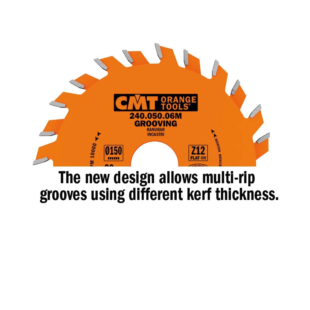 CMT Orange Industrielle Kreissägeblätter für Nuten - D180x5 d35 Z18 HW -3