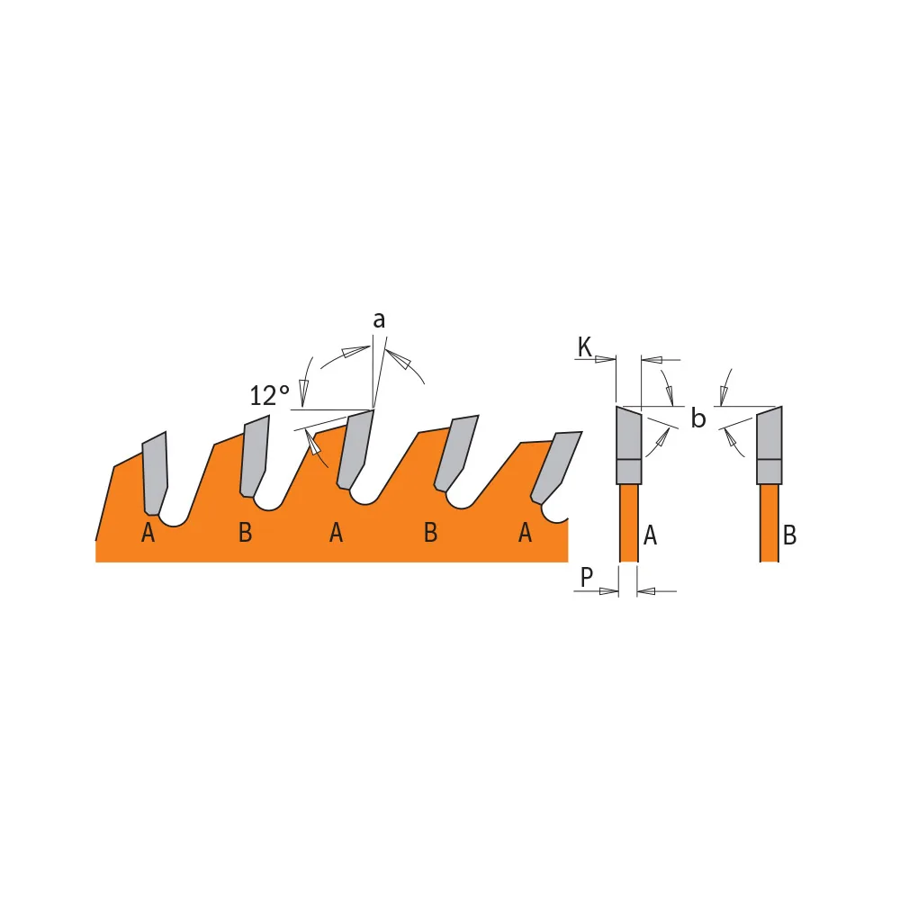 CMT ITK Ultradünnes Kreissägeblatt für Querschnitte - D250x2,4 d30 Z60 HW -2