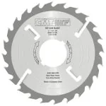 CMT Industrial Vielblatt-Kreissägeblatt mit Räumscheiden, verstärkt - D300x4 d70 Z24+4 MEC HW -1