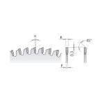CMT Industrielle Kreissägeblätter für Laminat und Spanholz, positiver Spanwinkel - D225x2,6 d30 Z64 HW -2