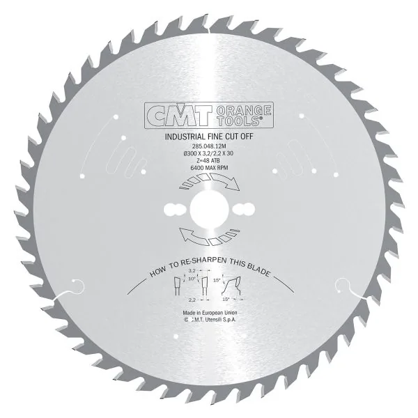 CMT Industrielle Kreissägeblätter für Querschnitte - D250x3,2 d30 Z60 HW Low Noise -1