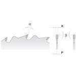CMT Industrial Sägeblatt für Baustoffe - D700x4,4 d30 Z46 HW -2