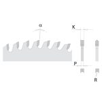 CMT Industrielle C287 Kreissägeblätter für Melamin und Laminat - D250x3,2 d30 Z48 HW -2