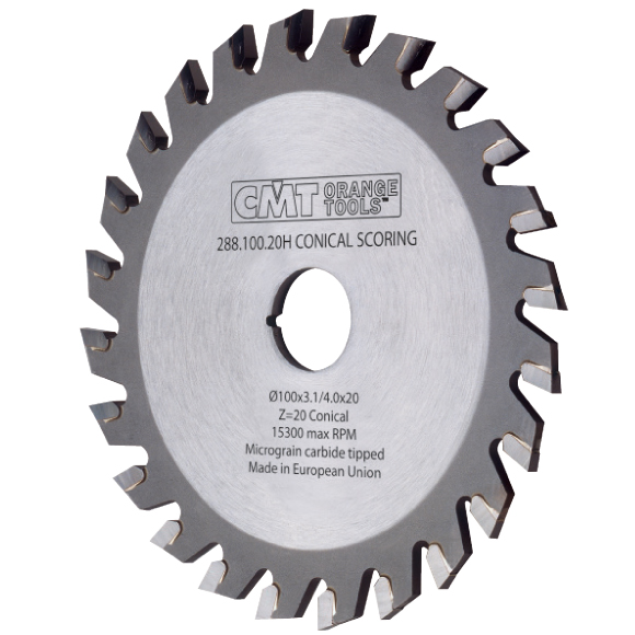 CMT Industrielle konische Ritzkreissägeblätter - D200x4.7-6.0 d45 Z36 HW -1