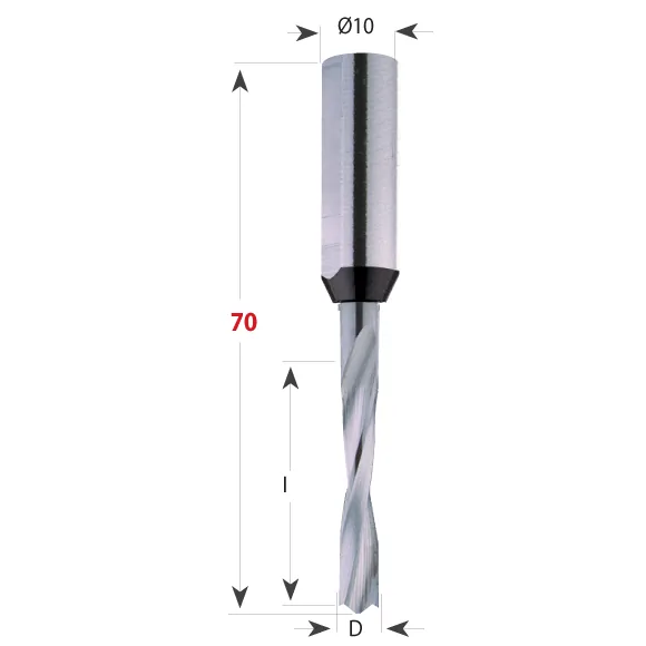 CMT 311 Xtreme Dübelbohrer S10 L70 HWM - D6,35x30 S=10x31,5 L70 RH -2