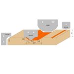 CMT C615 Set für MDF-Türen CNC S=20mm -4